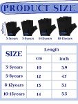 Kids' Fingerless Bike Gloves - 3 Pairs