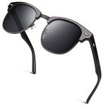 Stylish Horn Rimmed Polarized Sunglasses for All