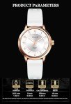 Rose Gold Waterproof Watch for Women