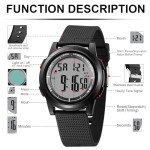 Men's Ultra-Thin Waterproof Digital Sports Watch