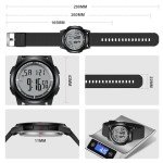 Men's Ultra-Thin Waterproof Digital Sports Watch