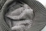Warm Knit Winter Hat for Women - Dark Grey