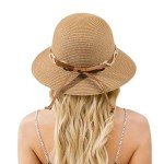 Wide Brim Sun Hat for Women - Khaki