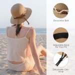 Wide Brim Sun Hat for Women - Khaki