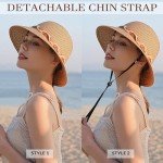 Wide Brim Sun Hat for Women - Khaki