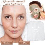 100 Precut Soft Gauze Masks for DIY Spa