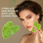Jade Roller & Gua Sha Facial Tool Set