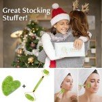Jade Roller & Gua Sha Facial Tool Set