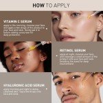 Face Serum Set: Vitamin C, Retinol & Hyaluronic Acid