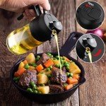 2 in 1 Glass Oil Sprayer & Dispenser, 470ml