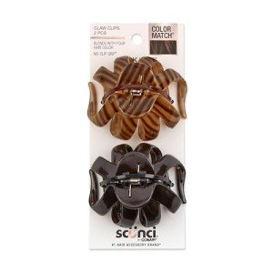 Scunci Claw Clips for Thick Hair - 2 Pack
