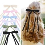 6 Pack Hair Bows Clips for Women & Girls