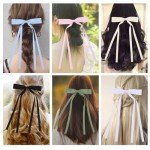 6 Pack Hair Bows Clips for Women & Girls