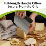 Versatile Stainless Steel Dough and Pizza Scraper