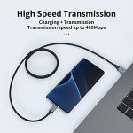 Hrbzo USB C Cable 3-Pack(3ft/6ft/6ft), USB A to USB C Fast Charger Cord Nylon Braided Compatible with 15/Plus/Pro/Pro Max，Galaxy S22 S21 A51 S10 S9, and Other USB C Devices-Black