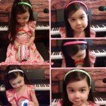 Rainbow Glitter Braided Headbands Set of 6