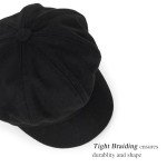 Kids Vintage Duckbill Beret Hat - Black