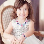 Girls Butterfly Jewelry Set - Necklace & Bracelet