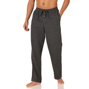 Men's Flannel Pajama Pants in Charcoal Heather