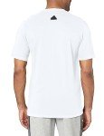 Adidas Men's Metallic T-Shirt in White