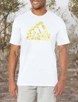 Adidas Men's Metallic T-Shirt in White