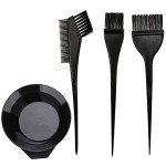 Hair Dye Brush and Bowl Set – 4 Pieces