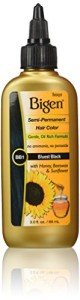 Bigen Semi-Permanent Hair Color, Bluest Black 3oz
