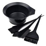 Hair Dye Brush and Bowl Set – 4 Pieces