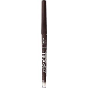 L'Oreal Infallible Pencil Eyeliner with Sharpener, Black Brown