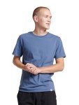 Russell Athletic Mens Cotton Performance Short Sleeve T-Shirt T Shirt, Vinatge Blue, Large