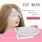 50-Pack Disposable Face Shields for Salon Use