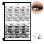240pcs C Curl Cluster Eyelashes - Mixed Lengths