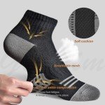 GAGKIM Ankle Compression Socks Men and Women 6 Pairs, Low Cut Running Socks - S/M