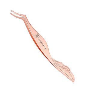 Rose Gold Curved Eyelash Applicator Tool