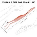 Rose Gold Curved Eyelash Applicator Tool