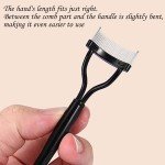 Eyelash Comb and Separator with Protective Cover