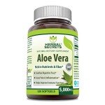 Aloe Vera 5000mg Dietary Supplement Softgels, 120 Count