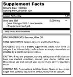 Aloe Vera 5000mg Dietary Supplement Softgels, 120 Count