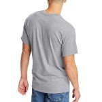 Hanes Mens Beefyt T-shirt, Heavyweight Cotton Crewneck Tee, 1 Or 2 Pack, Available In Tall Sizes Fashion-t-shirts, Light Steel - 1 Pack, 3X-Large US