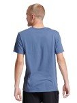 Russell Athletic Mens Cotton Performance Short Sleeve T-Shirt T Shirt, Vinatge Blue, Large