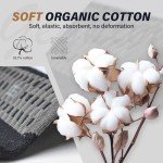 GAGKIM Ankle Compression Socks Men and Women 6 Pairs, Low Cut Running Socks - S/M