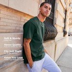 Hanes Mens Beefyt T-shirt, Heavyweight Cotton Crewneck Tee, 1 Or 2 Pack, Available In Tall Sizes Fashion-t-shirts, Light Steel - 1 Pack, 3X-Large US