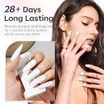 Modelones 15 ML White Gel Nail Polish