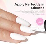 Modelones 15 ML White Gel Nail Polish