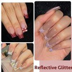 Reflective Glitter Gel Nail Polish Set - 6 Colors