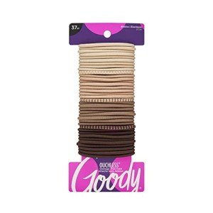 Ouchless Elastic Hair Ties - 37 Pack