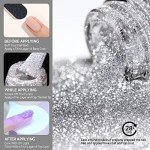 Reflective Glitter Gel Nail Polish Set - 6 Colors