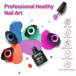 20-Color Gel Nail Polish Kit with Base & Top Coats