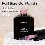 TOMICCA Pink Gel Nail Polish - Sheer Translucent Color