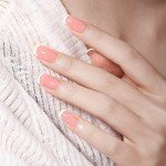 TOMICCA Pink Gel Nail Polish - Sheer Translucent Color
